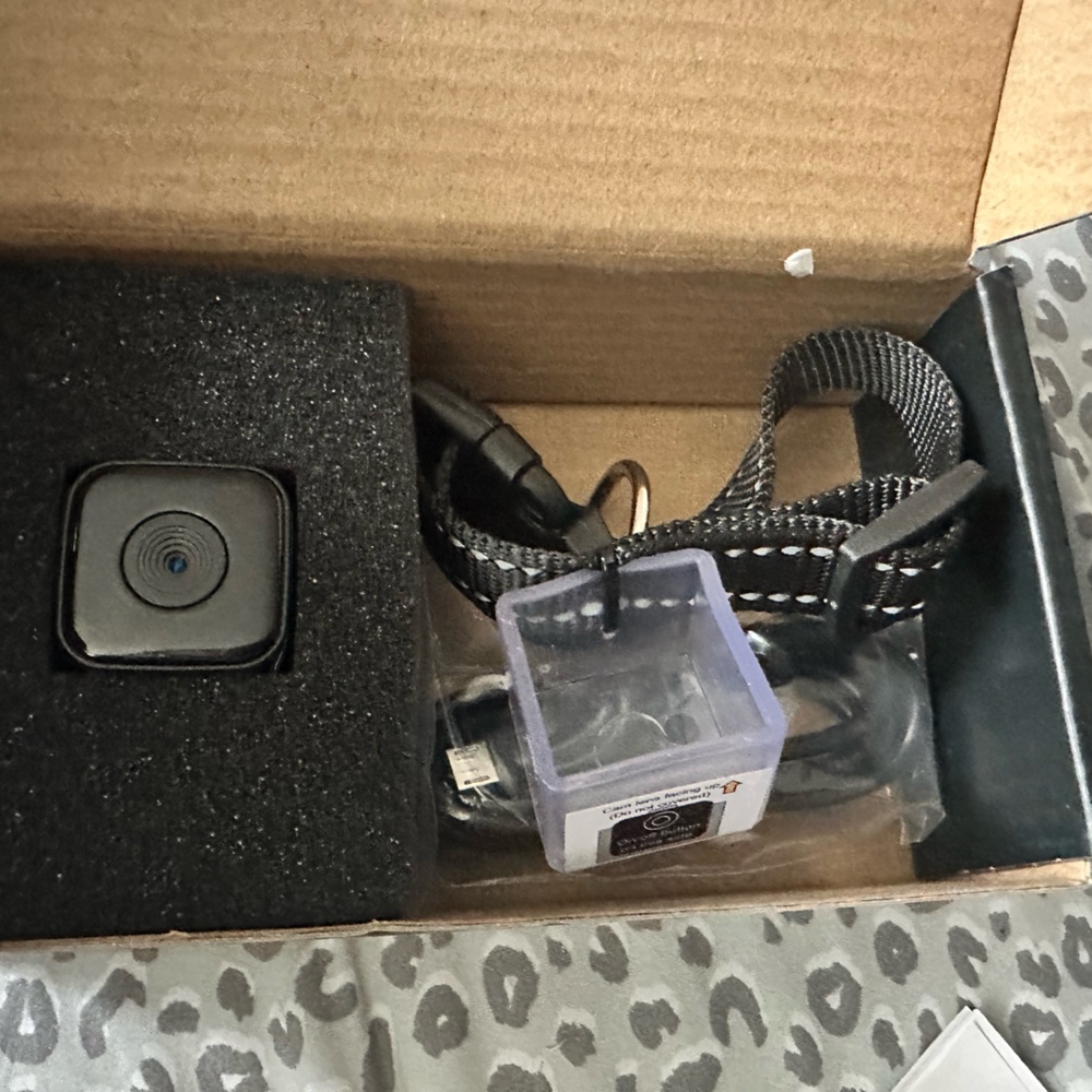 Black Compact Webcam with Circular Indicator